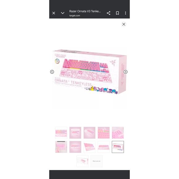 Razer Ornata V3 TKL - Hello‎ Kitty Edition - NEW IN BOX - Picture 2 of 11